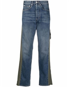 Прямые джинсы со вставками Alexander mcqueen