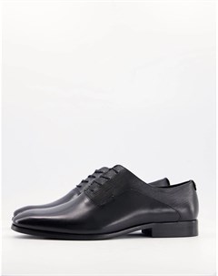 Черные туфли оксфорды на шнуровке Elaerien Aldo
