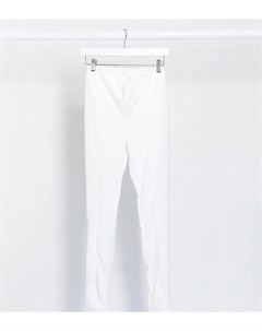 Белые узкие брюки с разрезами Fashionkilla maternity