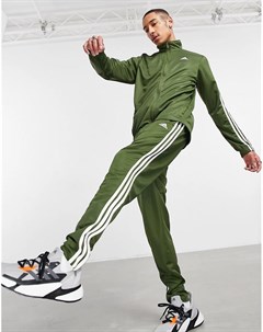 Спортивный костюм цвета хаки с 3 полосками adidas Training Tiro Adidas performance