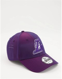 Фиолетовая кепка с логотипом Lakers 9forty New era