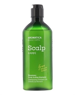 Шампунь Rosemary Scalp Scaling Shampoo Бессульфатный Укрепляющий с Розмарином 250 мл Aromatica