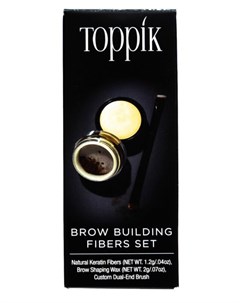 Пудра Загуститель Brow Building Fibers Set для Бровей Цвет Брюнет 1 2г Toppik