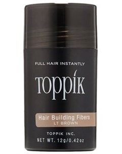 Пудра Загуститель Hair Building Fibers для Волос Цвет Светло Каштановый 12г Toppik