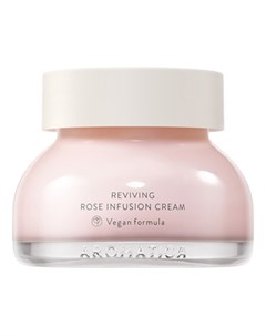 Крем Reviving Rose Infusion Cream для Лица с Экстрактом Дамасской Розы 50 мл Aromatica