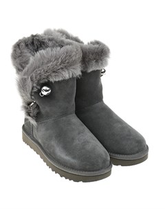 Серые угги с металлической застежкой Ugg