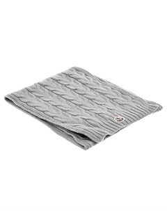 Серый шарф из шерсти Moncler