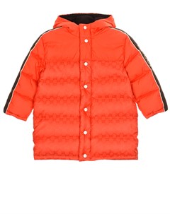 Пуховая куртка с трикотажными лампасами детская Gucci