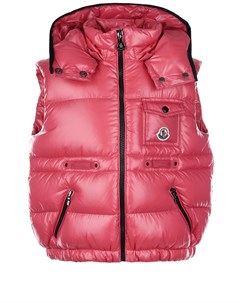 Розовый пуховый жилет детский Moncler