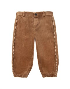 Бежевые вельветовые брюки детские Gucci