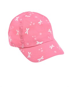 Розовая кепка с принтом стрекозы Maximo
