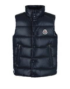 Черный пуховый жилет Moncler