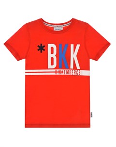 Красная футболка с принтом ВКК Bikkembergs