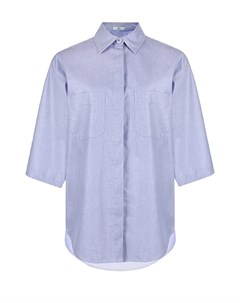 Рубашка oversize лавандового цвета Zhanna & anna