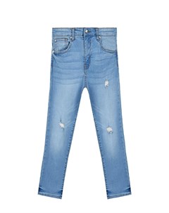 Голубые джинсы с разрезами John richmond