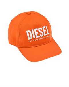 Оранжевая бейсболка Diesel