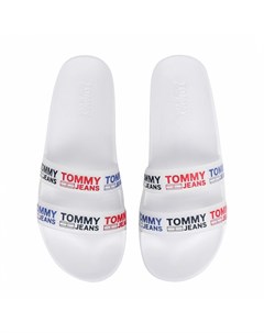 Женские сланцы Double Strap Pool Slide Tommy jeans