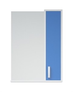 Зеркало шкаф Колор 50 синий белый SD 00000709 Corozo