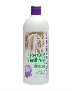 1 Super Cleaning conditioning Shampoo шампунь кондиционер суперочищающий для собак и кошек 500 мл All systems