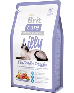 Сухой корм для кошек Care Cat Lilly Sensitive Digestion 2 кг Brit*