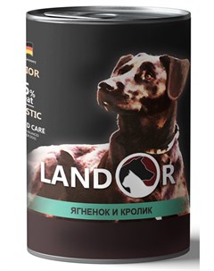 Влажный корм для собак Senior Lamb And Rabbit ягненок с кроликом 0 4 кг Landor