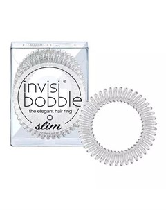 Резинка браслет для волос Crystal Clear прозрачный Slim Invisibobble
