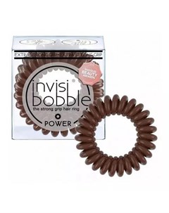 Резинка браслет для волос Pretzel Brown коричневый Power Invisibobble