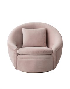 Кресло oberon swivel розовый 79x87x79 см Idealbeds