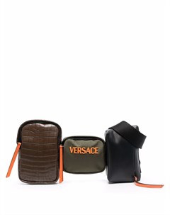 Поясная сумка с тисненым логотипом Versace