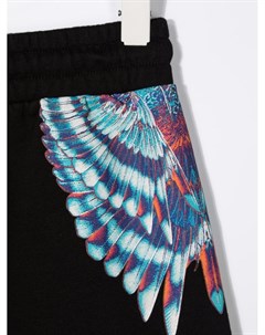 Прямая юбка мини с принтом Wings Marcelo burlon county of milan kids