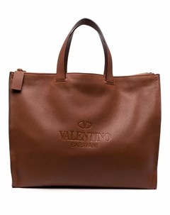 Сумка тоут с тисненым логотипом Valentino garavani