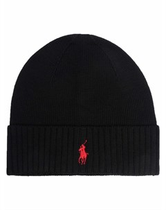 Шапка бини с вышивкой Polo Pony Polo ralph lauren