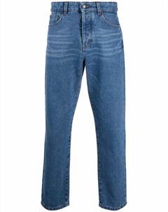 Зауженные джинсы средней посадки Ami paris