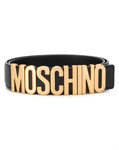 Ремень с логотипом на пряжке Moschino