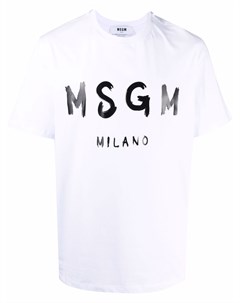 Футболка с логотипом Msgm