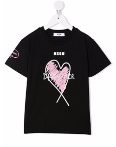 Футболка с надписью Msgm kids