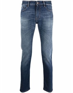 Узкие джинсы с эффектом потертости Pt05