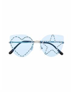 Солнцезащитные очки авиаторы с заклепками Monnalisa
