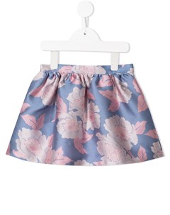 Жаккардовая юбка мини с цветочным узором Hucklebones london