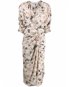 Платье Mura с цветочным принтом и драпировкой Iro