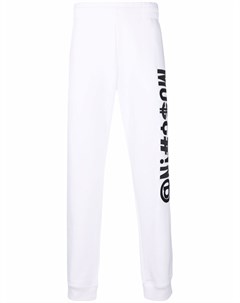 Спортивные брюки с вышитым логотипом Symbols Moschino