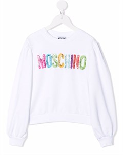 Свитер с логотипом Moschino kids