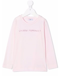 Футболка с логотипом из коллаборации с Chiara Ferragni Chiara ferragni kids