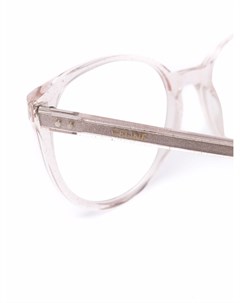 Очки в прозрачной оправе с блестками Céline eyewear