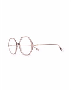 Очки в геометричной оправе Dior eyewear