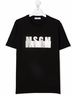 Футболка с логотипом Msgm kids