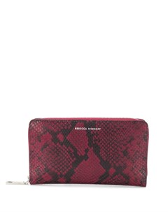 Кошелек с тиснением под кожу питона Rebecca minkoff