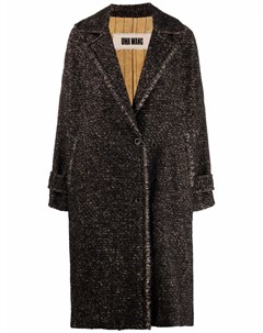 Однобортное пальто с бахромой Uma wang