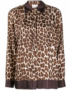 Рубашка с леопардовым принтом Parosh