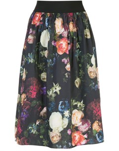 Пышная юбка с цветочным принтом Adam lippes